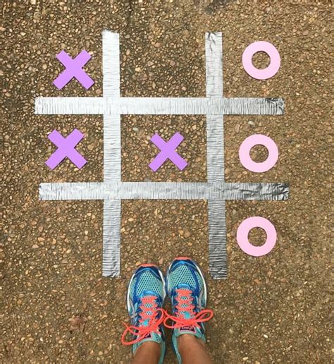 Try This Fun DIY Outdoor Tic Tac Toe Board Game - Family Focus Blog