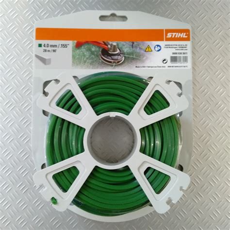 Bobina Filo Quadrato Colore Verde Scuro Stihl Diametro Mm Deces