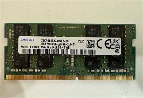 Samsung M A K Eb Cwe Gb Ddr So Dimm Festima Ru