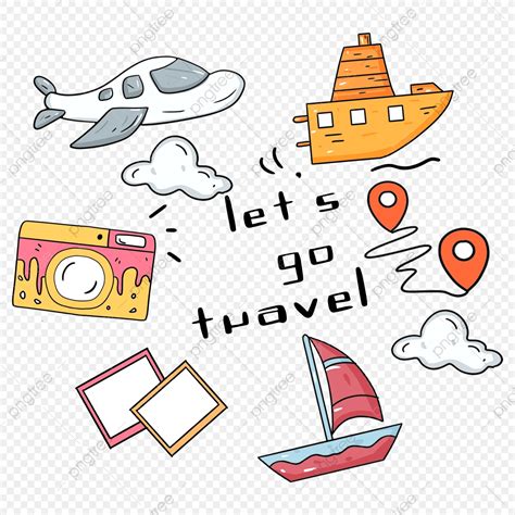 World Travel Map Hd Transparent Cartoon Cute World Travel Travel Map