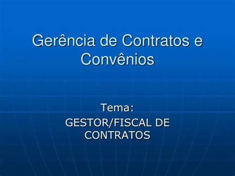 Ppt Ger Ncia De Contratos E Conv Nios Powerpoint Presentation Free