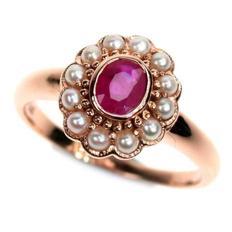 The Best Pearl And Ruby Engagement Rings Of