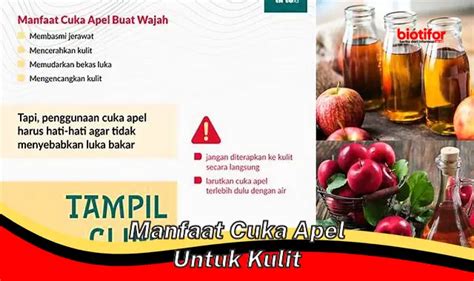 Temukan Manfaat Cuka Apel Untuk Kulit Yang Perlu Diketahui Biotifor