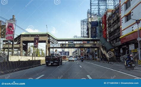 Makati Metro Manila Philippines A Footbridge Or Pedestrian Overpass