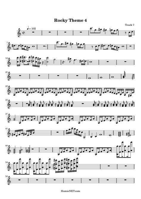 Rocky Theme Song Sheet Music For Piano Covermouse