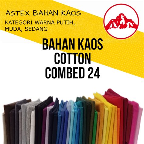 Jual Kain Cotton Combed Premium S Per Kg Warna Putih Muda Sedang