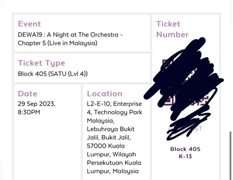 Dewa 19 Ticket Tickets Vouchers Event Tickets On Carousell