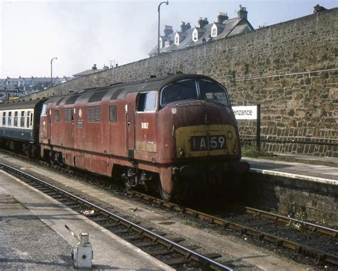 Warship At Penzance Western Region Diesel Locomotive Diesel