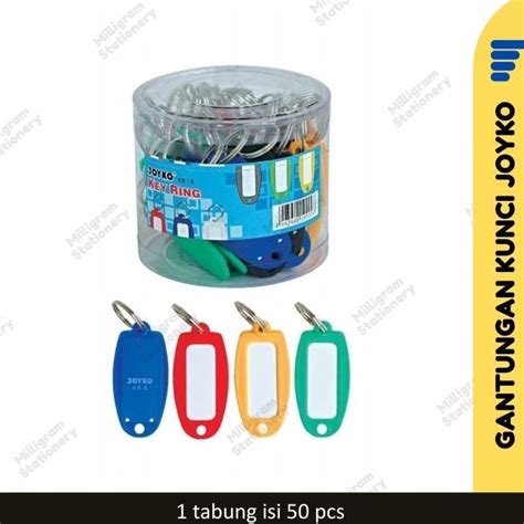 Jual Key Ring Joyko Kr Gantungan Kunci Name Tag Label Nama Plastik