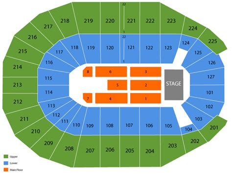 Simmons Bank Arena Seating Chart Cheap Tickets Asap