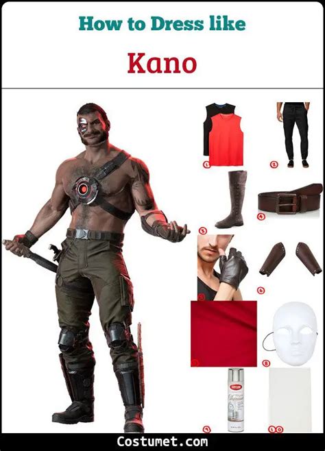 Kano (Mortal Kombat) Costume for Halloween