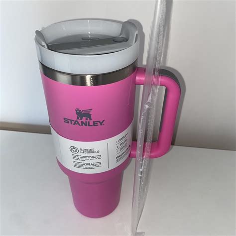 Pink Stanley cup 40oz or 1.1Liters - Depop