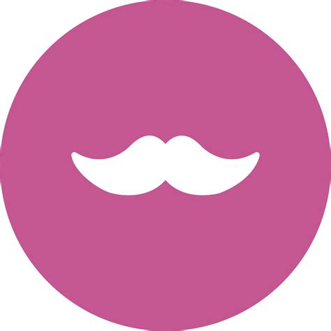 Mustache Vector Icon 19810955 Vector Art At Vecteezy