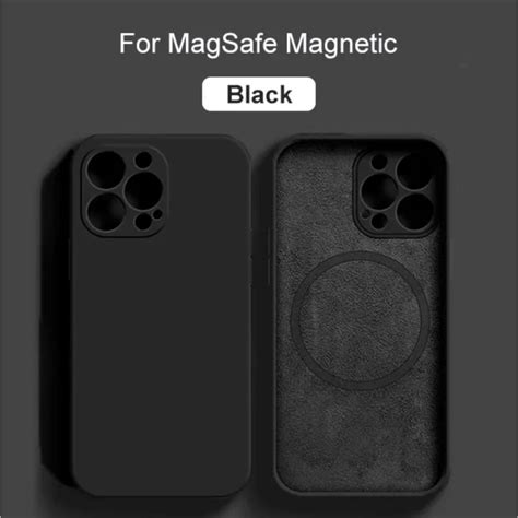 Magsafe Iphone 12 Mini Silicone Case Black Goodtech