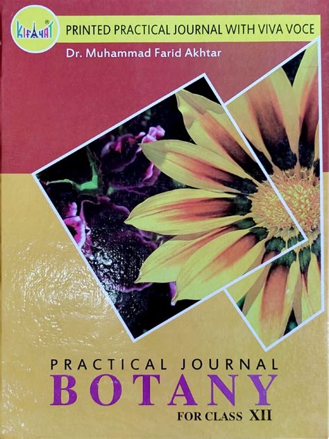 Botany Xii 12th Grade Class Solved Practical Journal Pdf