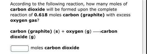 Solved Quickly Please According To The Following Reaction