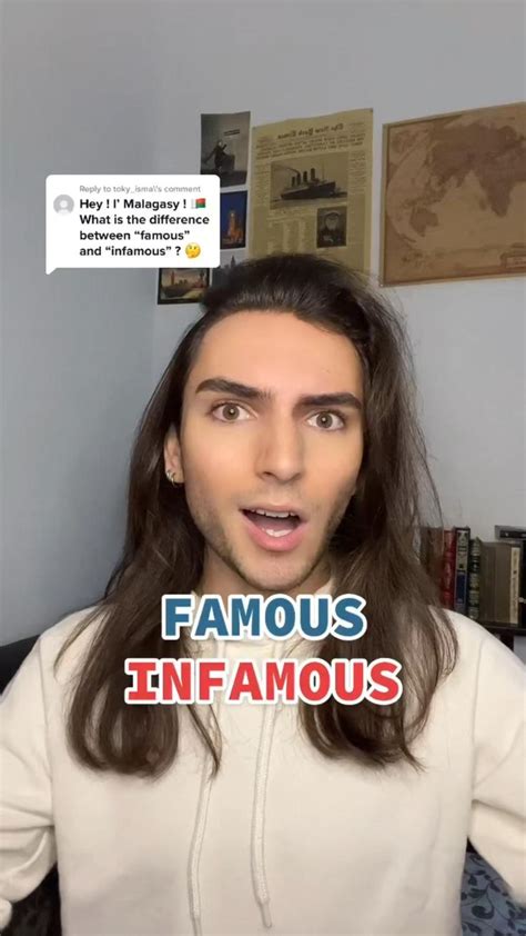 Famous vs. Infamous in English 🇬🇧🇺🇸