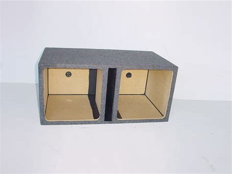 X Square Hole Slot Ported Sub Box Carpeted Rhino Bass Box