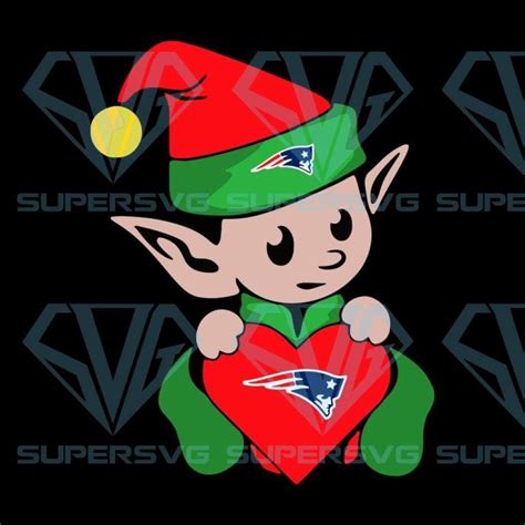 New England Patriots Elf Elves Grinch Santa Claus Svg New England