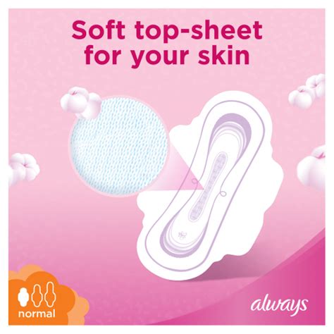 Buy Always Cotton Soft Ultra Thin Normal Sanitary Pads With Wings 10