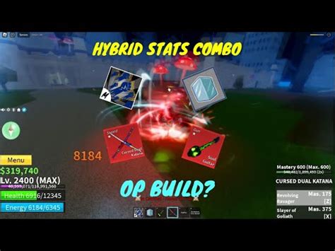 Hybrid Stats One Shot Combo Bounty Hunting Montage Blox Fruits