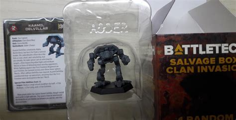 Battletech Clan Invasion Kickstarter Adder Salvage Box Hobbies