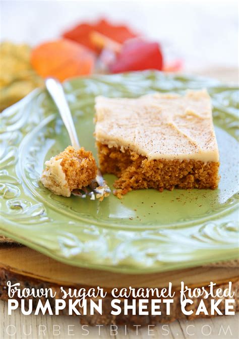 Pumpkin Spice Sheet Cake Our Best Bites