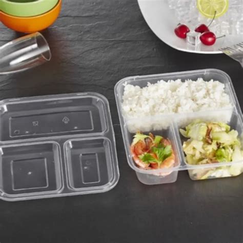 Skz Pcs D Edible Level Thicken Disposable Bento Box Division Grid