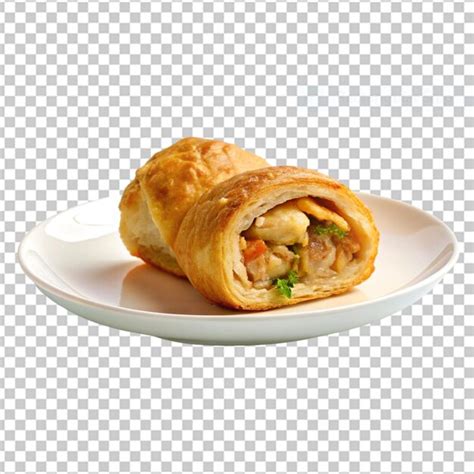 Premium PSD Tasty Potato And Egg Breakfast Burrito Isolated On