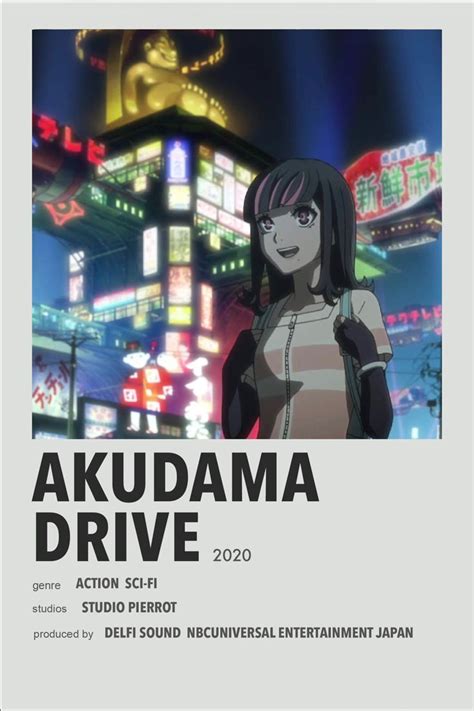 Akudama Drive | Anime reccomendations, Anime films, Blood anime