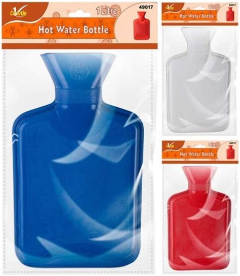 Generise 2 Litre Hot Water Bottle Bed Hand Natural Rubber Warmer Screw Quality Sore Muscles