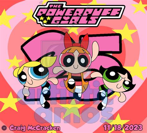 The Powerpuff Girls 25th Anniversary By Artisticamos On Deviantart