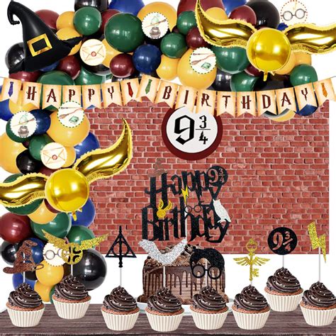 Pcs Magical Wizard Party Decorations Fiesec Platform Birthday