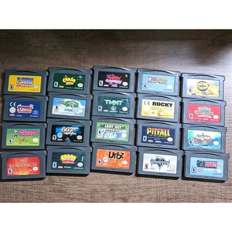 Jogos originais de Game Boy Advance GBA Escorrega o Preço