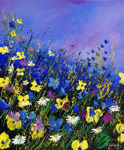 Wild Flowers 560908 Painting by Pol Ledent