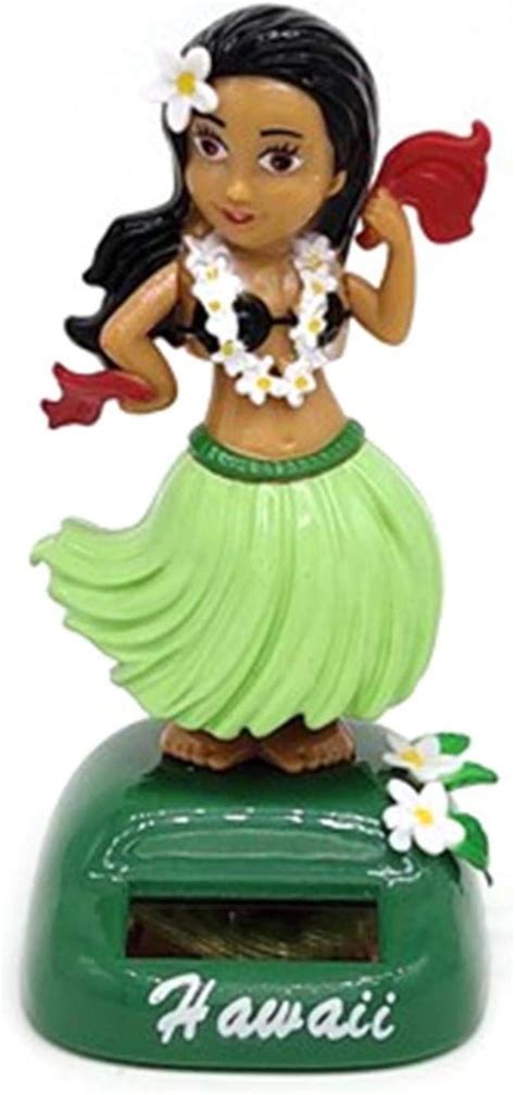 Figurine Solaire Dansante Danseuse Hawaienne Voiture Qui Bouge Jouet