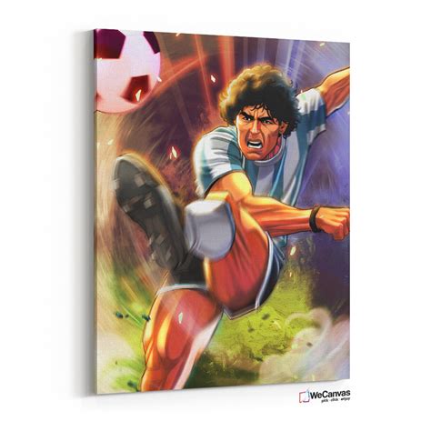 Maradona Soccer Card— Wecanvasmx