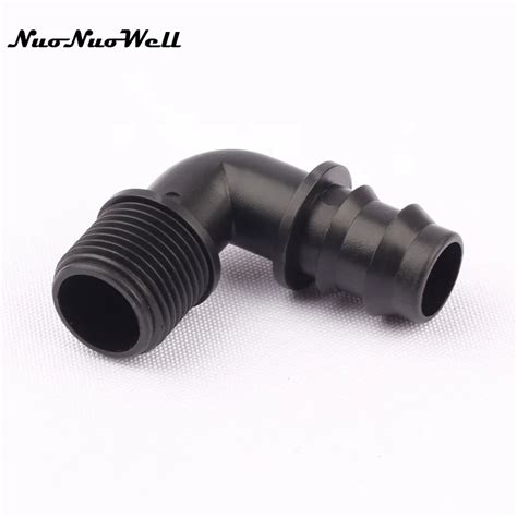 5pcs Nuonuowell 1 2 Dn20 Pe Pipe Male Thread Elbow Barbed Connector