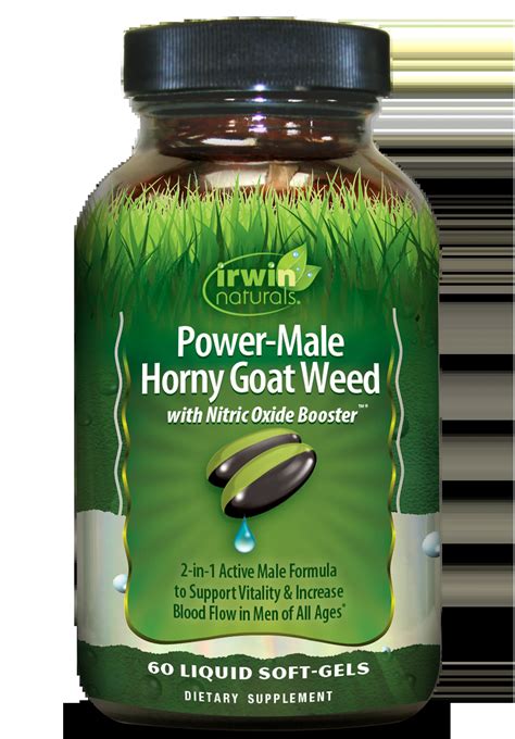 Irwin Naturals Power Male Horny Goat Weed With Nitric Oxide Booster