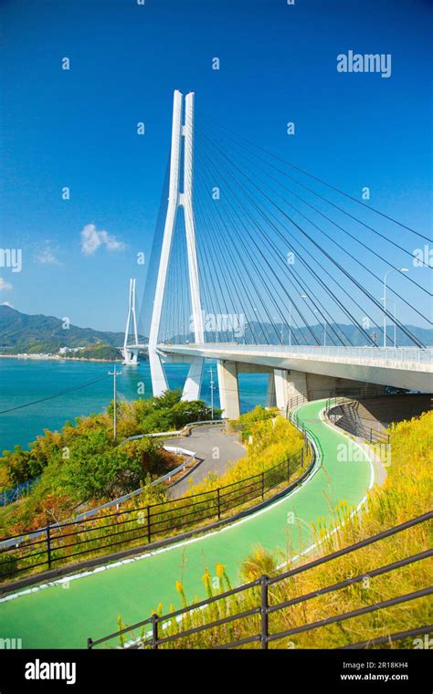 Shimanami Kaido Tatara Bridge Stock Photo Alamy