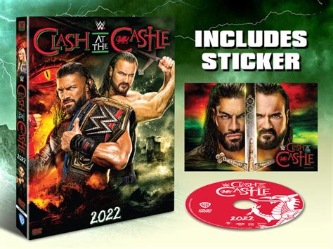 EXTRAS LIST For WWE Clash At The Castle 2022 Blu Ray Bonus Item For