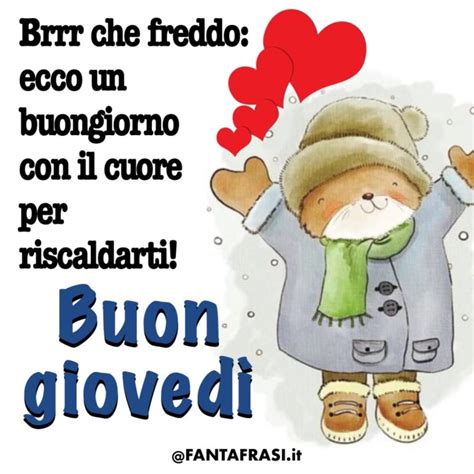 Buon Giovedì Frasi di Auguri Illustrate fantafrasi it