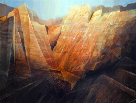 "Desert Canyon" Painting - Modern Abstract Art