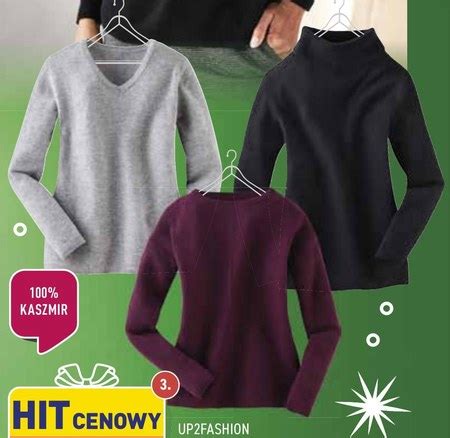 Sweter Damski Up Fashion Promocja Aldi Ding Pl