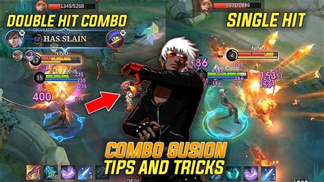 Combo Gusion Tips And Tricks Gusion Gameplay Mobile Legend Youtube