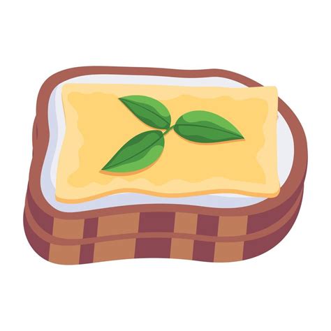 Trendy Cheese Toast 18790941 Vector Art At Vecteezy