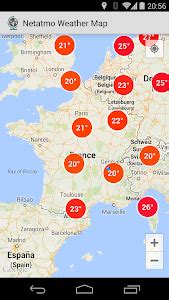 Netatmo Weather Map Beta Netatmo Weather Map Android Weather Apps