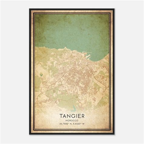 Tangier - Custom Maps & Posters