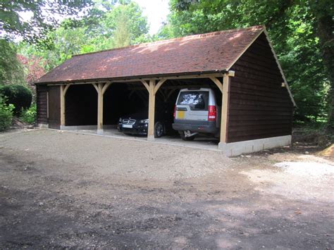 Four Bay Garage Gallery Oak Frames Direct