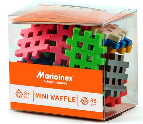 Klocki konstrukcyjne Mini wafle 35 elementów Mario inex